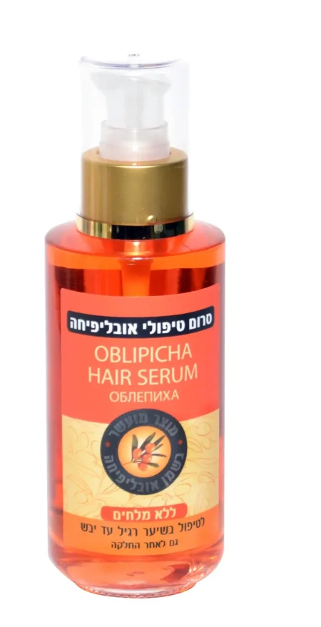 سيروم معالج للشعر غني  أوبليبيتشا من برو هير+.  يحتوي المنتج على زيت نبق البحر ومناسب للشعر العادي إلى الجاف، وحتى بعد فرد الشعر. خالٍ من الأملاح. يمتص بسرعة ويمنح الشعر مظهرًا صحيًا ومشرقًا
