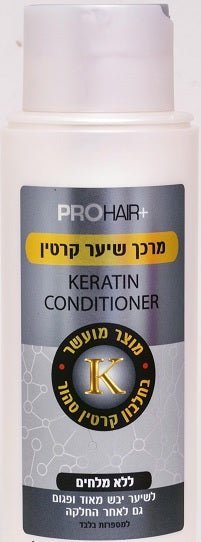 بلسم الشعر بالكيراتين من ProHair+ بحجم 400 مل، المصمم للشعر الجاف والمتضرر.