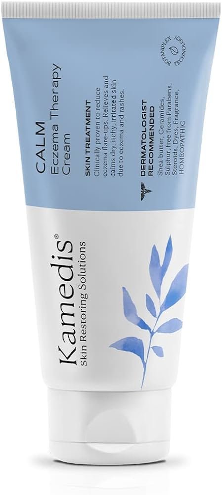 كريم علاج الاكزيما كالم CALM من كاميديس للعناية بالبشرة، المصممة خصيصًا لعلاج البشرة الجافة، الحمراء، والمتهيجة الناتجة عن الأكزيما.