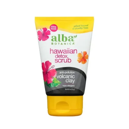 مقشر وجه البا بوتانيكا ALBA BOTANICA ديتوكس بالطين البركاني