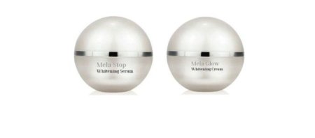 علاج البقع والتصبغات واثار الحب ميلا ستوب سيروم + ميلا جلو كريم MELA STOP SERUMX MELA GLOW CREAM