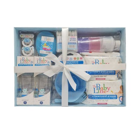 مجموعة THE BABY LINE لمستلزمات الأطفال حديثو الولادة (10 قطع)