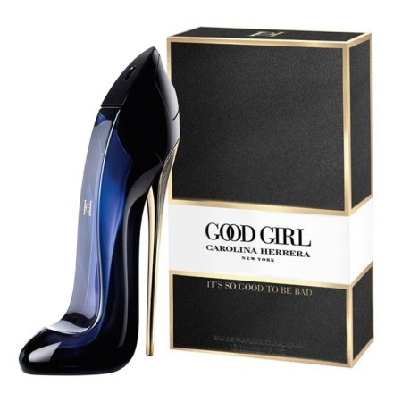 عطر "جود جيرل" من كارولينا هيريرا هو عطر نسائي جريء ومغري، معروف بزجاجته الأيقونية على شكل حذاء بكعب عالٍ.