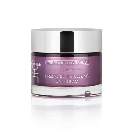 كريم النهار "بريشوس ريفايتالايزينغ" من "غلي إليمنتي" (Gli Elementi Precious Revitalizing Day Cream). كريم نهاري فاخر ومكثف لمكافحة الشيخوخة وإعادة الكثافة.