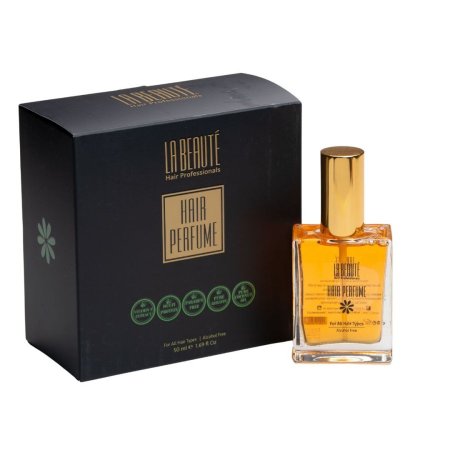 عطر الشعر لا بوتيه ٥٠ مل.  برائحة رائعة، خالٍ من الكحول، مناسب لجميع أنواع الشعر