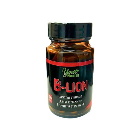 B-LION كبسولات عشبية من بي-لايون تحتوي على إنزيم Q10، إل-أرجينين، وفيتامين E للرجال لدعم الصحة الجنسية