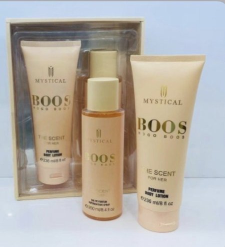 طقم هدايا "Mystical Boos" لوشن للجسم ومعطر عطر للجسم (Splash).