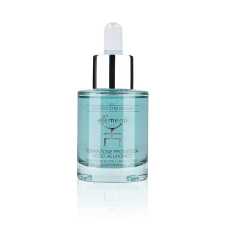 سيروم للوجه "GLI ELEMENTI Prodigious Moisturizing – Hyaluronic Acid".  يتميز هذا السيروم بخصائص ترطيب عالية وملطفة ومنعمة للبشرة.  يحتوي على حمض الهيالورونيك، المعروف بفعاليته في ترطيب البشرة ومكافحة علامات الشيخوخة.