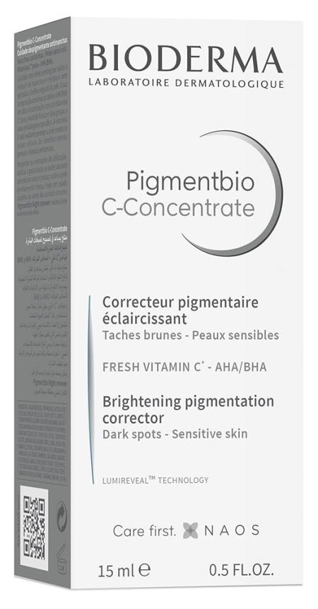 سيروم بيوديرما بيجمنت بيو سي المركز (Pigmentbio C-Concentrate) هو سيروم مصمم خصيصًا لتصحيح البقع الداكنة وتوحيد لون البشرة.