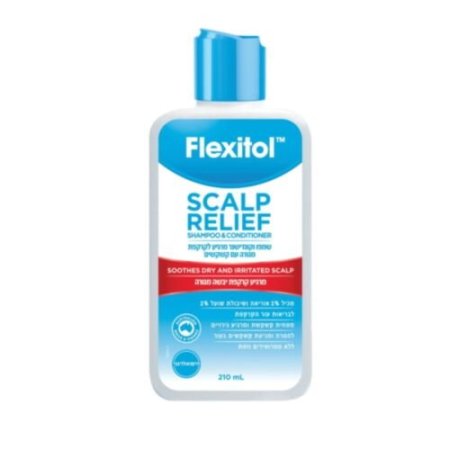 وهو شامبو وبلسم مصمم لتهدئة فروة الرأس الجافة والمتهيجة.فليكستول  Flexitol Scalp Relief Shampoo & Conditioner،