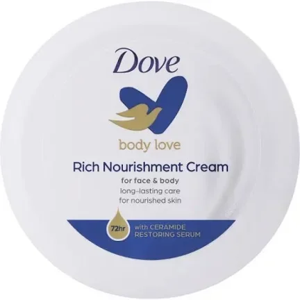 كريم دوف "بودي لوف" المركز (Dove Body Love Intensive Cream) هو مرطب مكثف للبشرة، مصمم خصيصًا للبشرة الجافة جدًا.