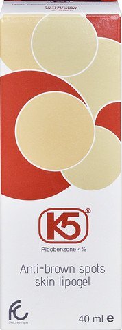 K5 Lipogel  جل لتوحيد البشرة و مضاد للبقع البنية وعلاج التصبغات وتفتيح لكل مناطق الجسم حتى الحساسة