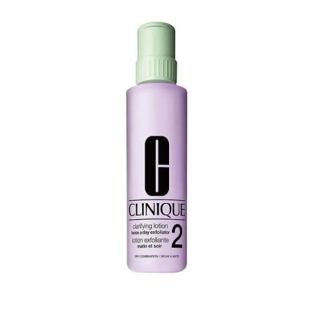 لوشن تقشير وتطهير البشرة Clinique Clarifying Lotion 2 بحجم كبير 487 مل  للبشرة الجافة إلى المختلطة. من كلينيك