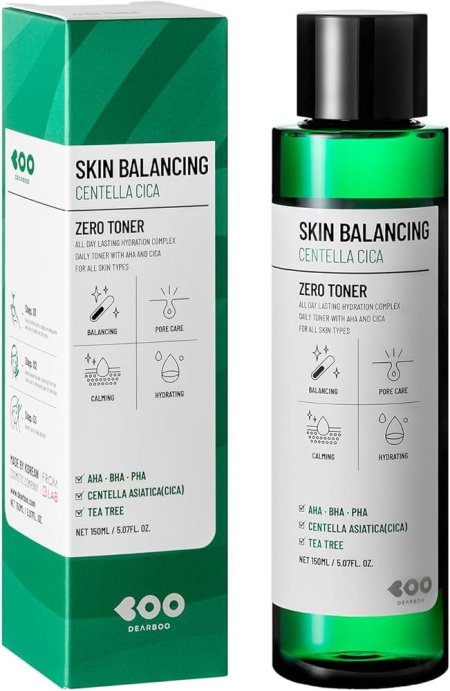 تونر ديربو Zero لموازنة البشرة،تفتيح، ترطيب، تقشير، بخلاصة نبات سنتيلا سيكا زيرو،