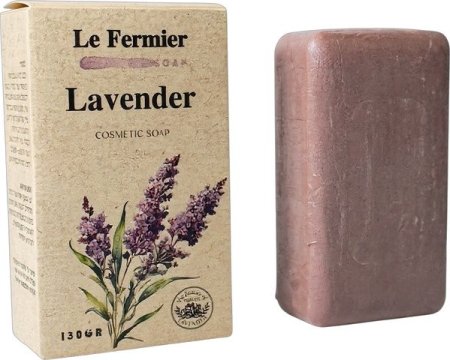 صابون فاخر ومهدئ برائحة اللافندر المنعشة والناعمة. غني بالزيوت الطبيعية ومستخلصات النباتات المعروفة بخصائصها المهدئة والمغذية للبشرة. ينظف الصابون البشرة بلطف، مانحًا إياها شعورًا بالهدوء والسكينة والنعومة، ويتركها منتعشة وناعمة الملمس.